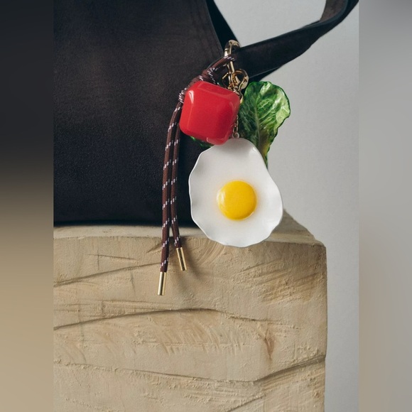 Zara multi  charm keychain (missing egg) - Picture 3 of 4